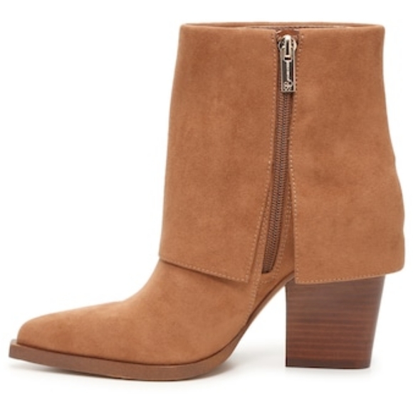 Jessica simpson Lerra foldover Bootie brown - Picture 2 of 16